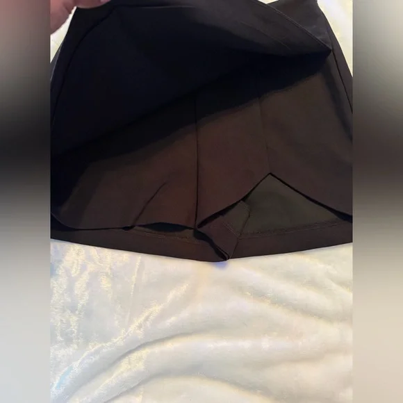 English Factory Black Skort with Overlap Design - Picture 6 of 11